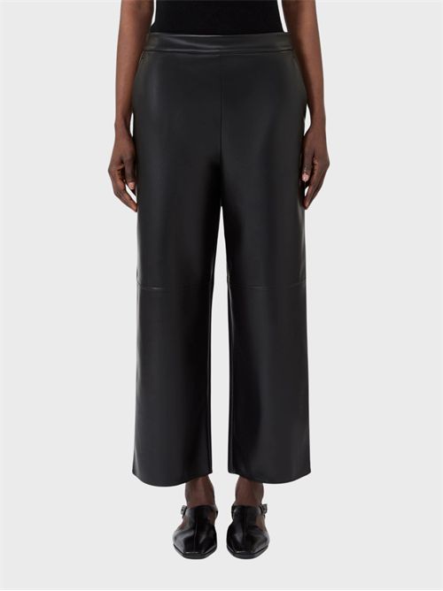 Pantalone dritto in jersey spalmato S' MAX MARA | 2629786033600006